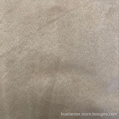 100% polyester warp woven suede fabric